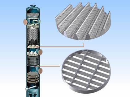 Métal liquide tissé Mesh For Demister de filtre à air de gaz