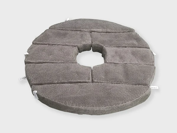 A ring shape mister pad on the white background.